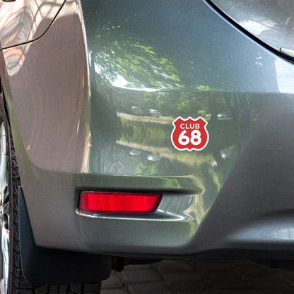 Club 68 Lebanon Kentucky Retro Sticker