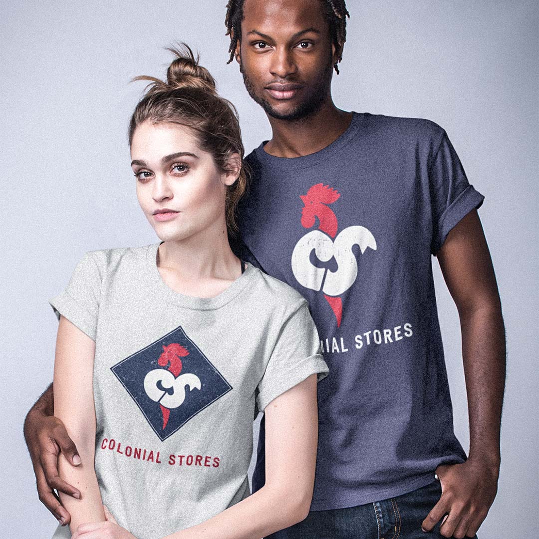 Colonial Stores Supermarket Unisex Retro T-shirt