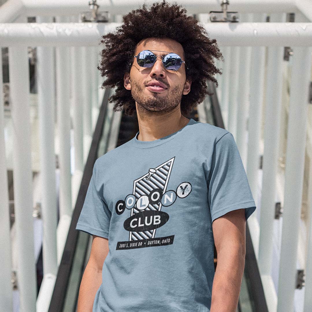 Colony Club Dayton Ohio Unisex Retro T-shirt