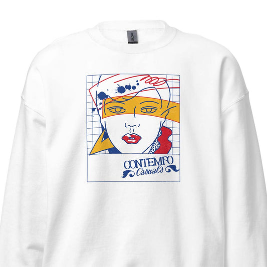 Contempo Casuals Unisex Retro Crewneck Sweatshirt