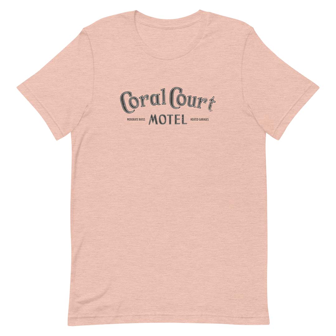 Coral Court Motel St. Louis Unisex Retro T-Shirt Dark Grey Heather / M