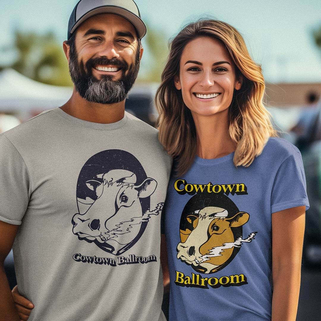 Cowtown Ballroom Kansas City Unisex Retro T-shirt