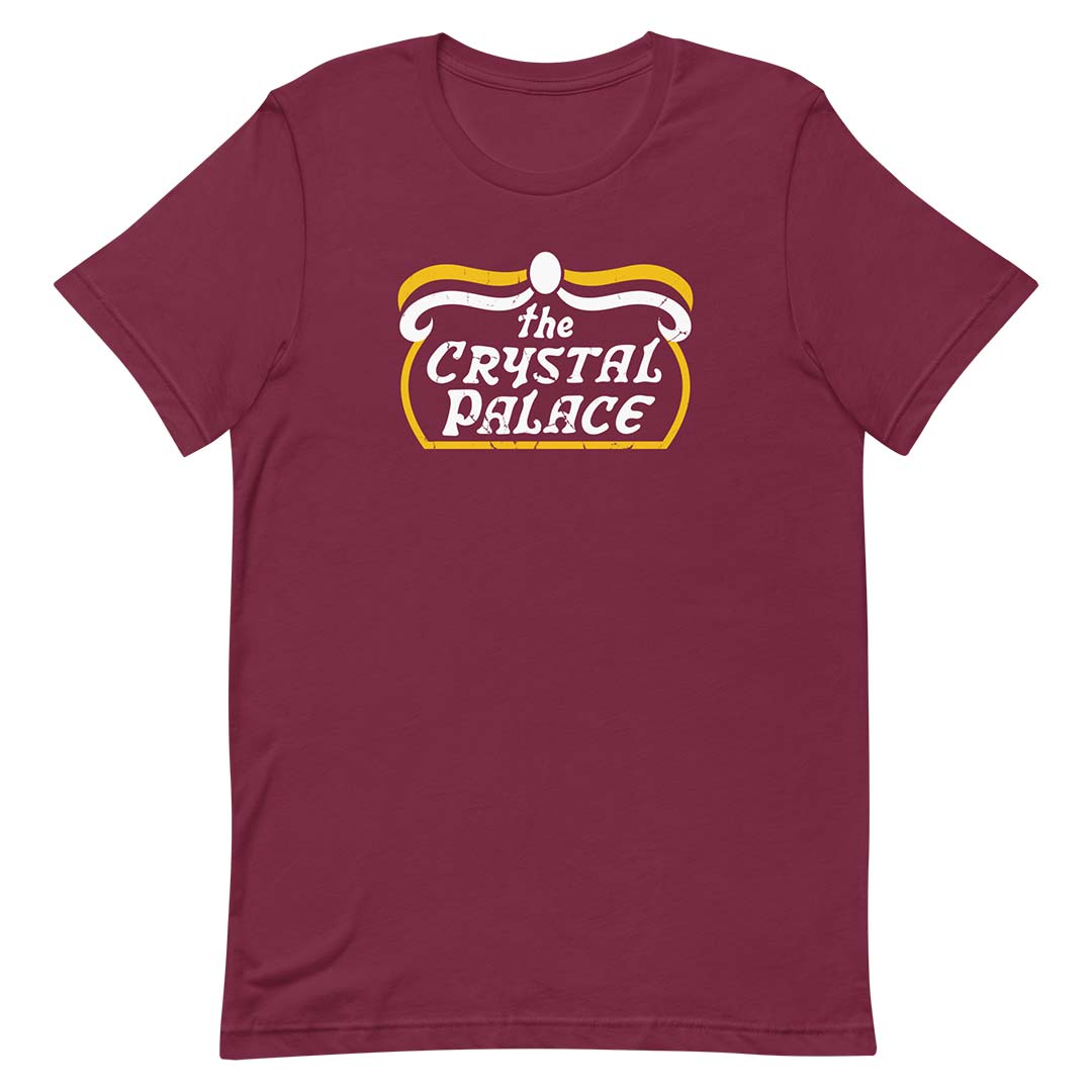 Crystal Palace Roller Rink Memphis Unisex Retro T-shirt – Bygone Brand