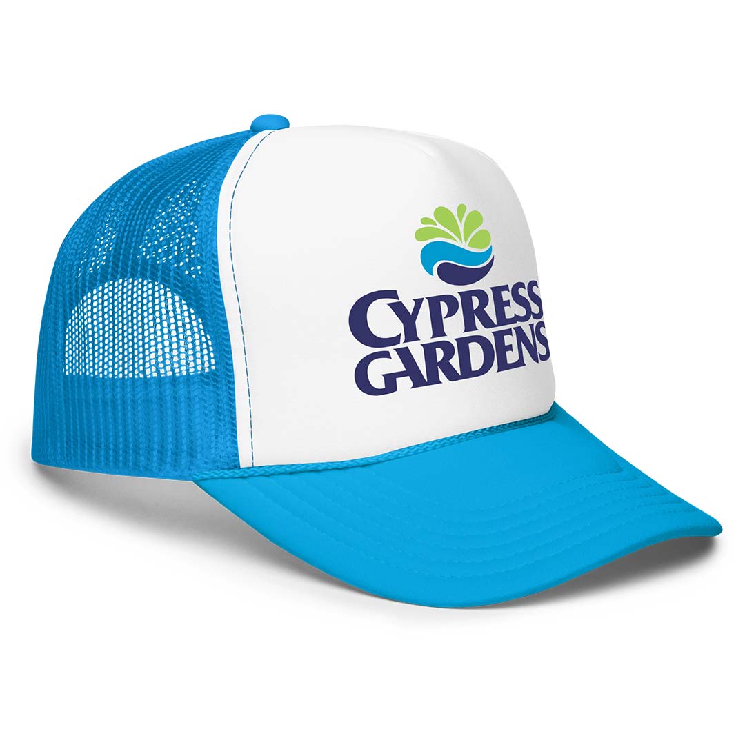 Cypress Gardens Florida Retro Foam Trucker Hat