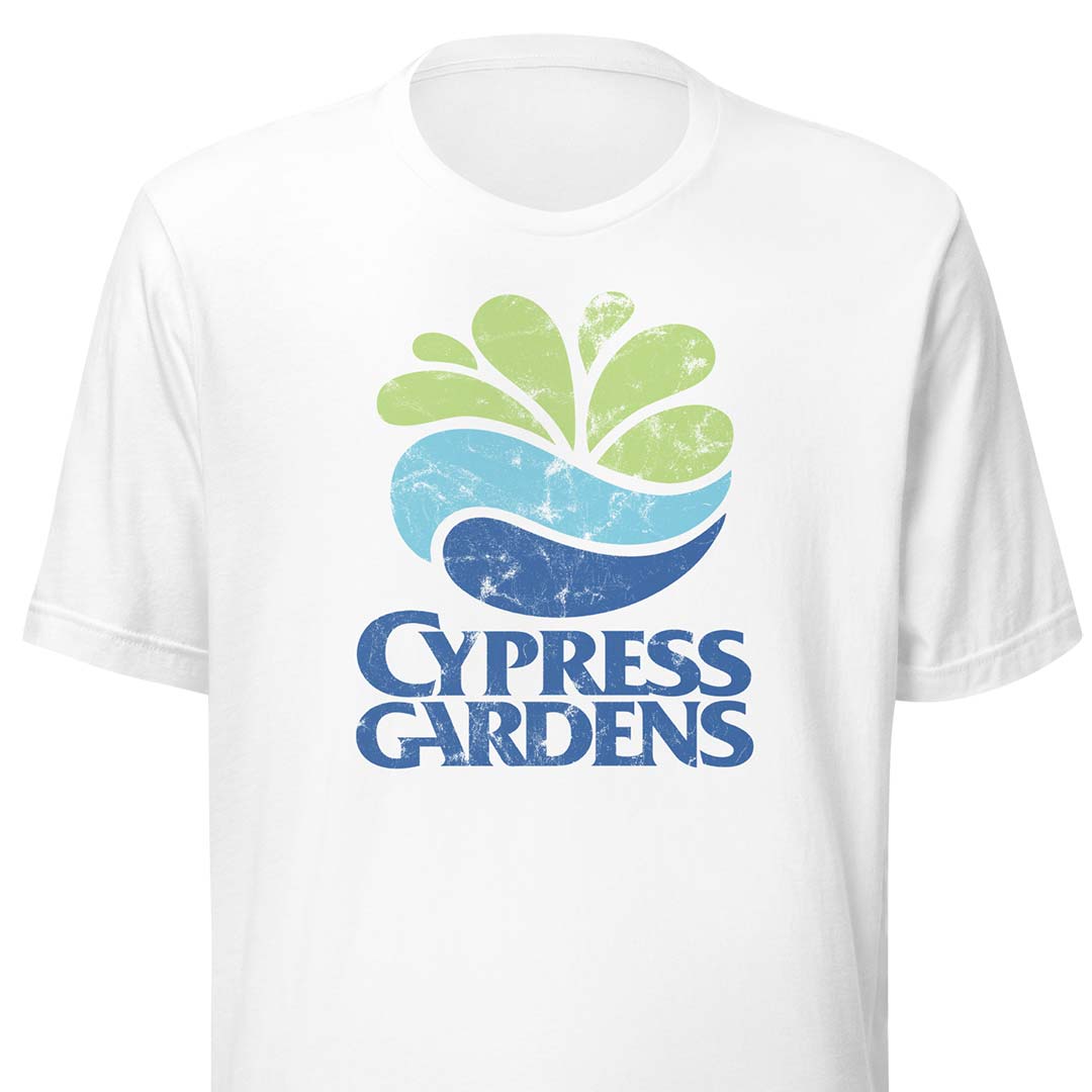 Cypress Gardens Florida Unisex Retro T-shirt