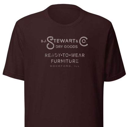 DJ Stewart Department Store Rockford Unisex Retro T-shirt