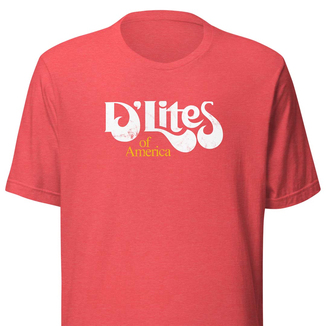 D’ Lites of America Restaurant Unisex Retro T-shirt