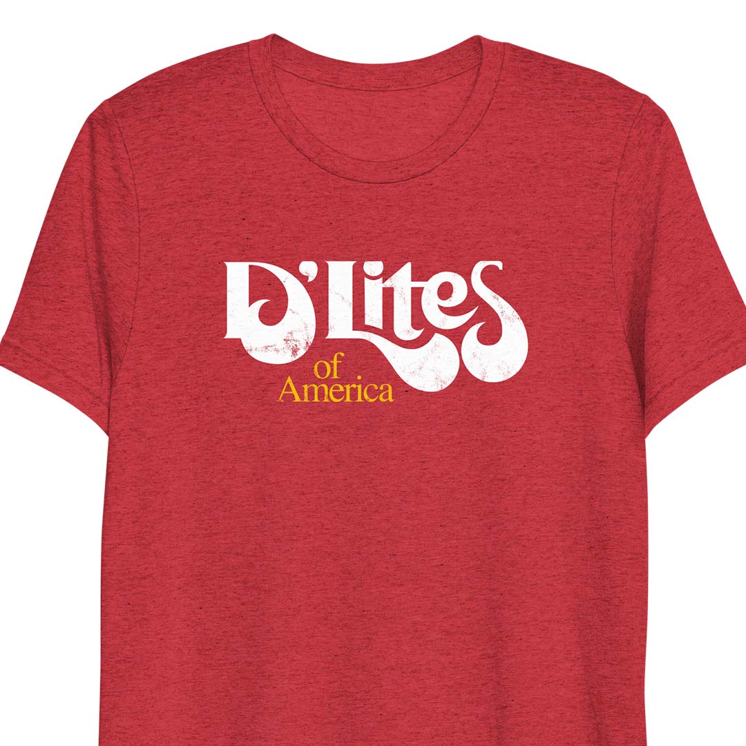 D’ Lites of America Restaurant Unisex Retro T-shirt