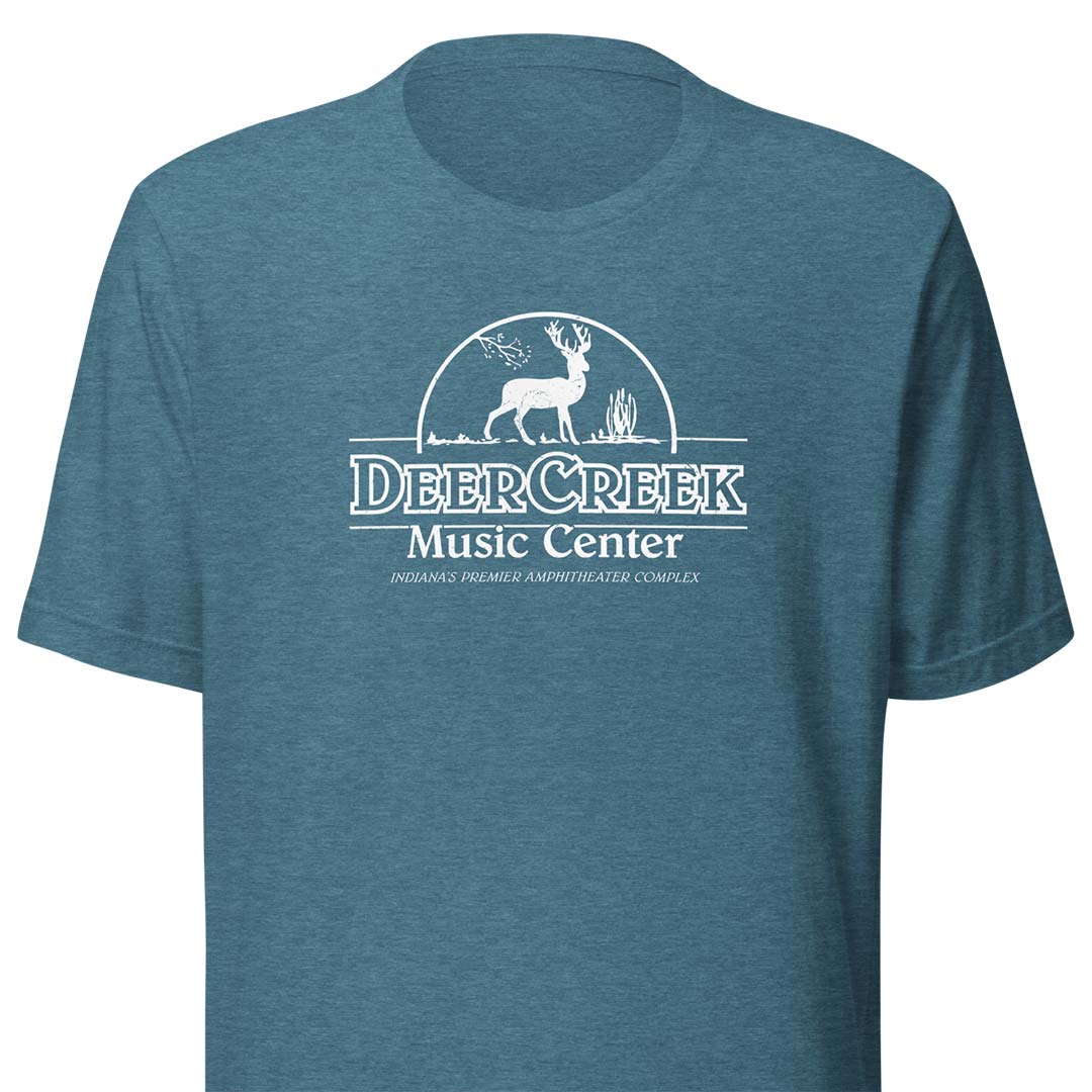 Deer Creek Music Center Indianapolis Unisex Retro T-shirt