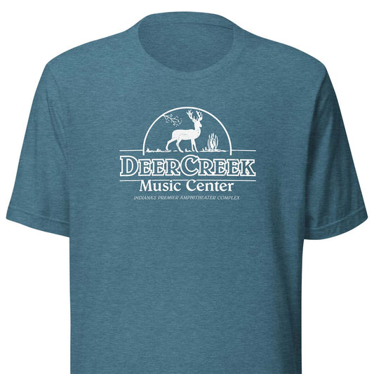 Deer Creek Music Center Indianapolis Unisex Retro T-shirt