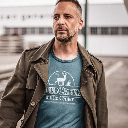 Deer Creek Music Center Indianapolis Unisex Retro T-shirt