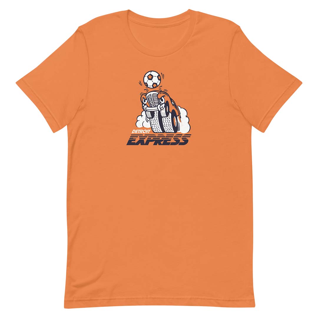 Detroit Express NASL Soccer Unisex Retro T-shirt