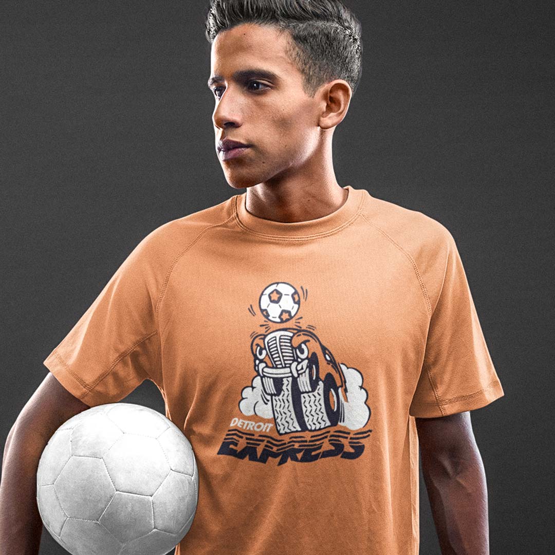 Detroit Express NASL Soccer Unisex Retro T-shirt