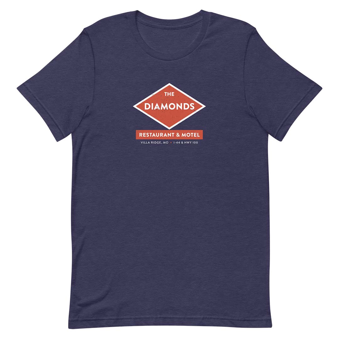 The Diamonds Restaurant & Motel St. Louis Unisex Retro T-shirt