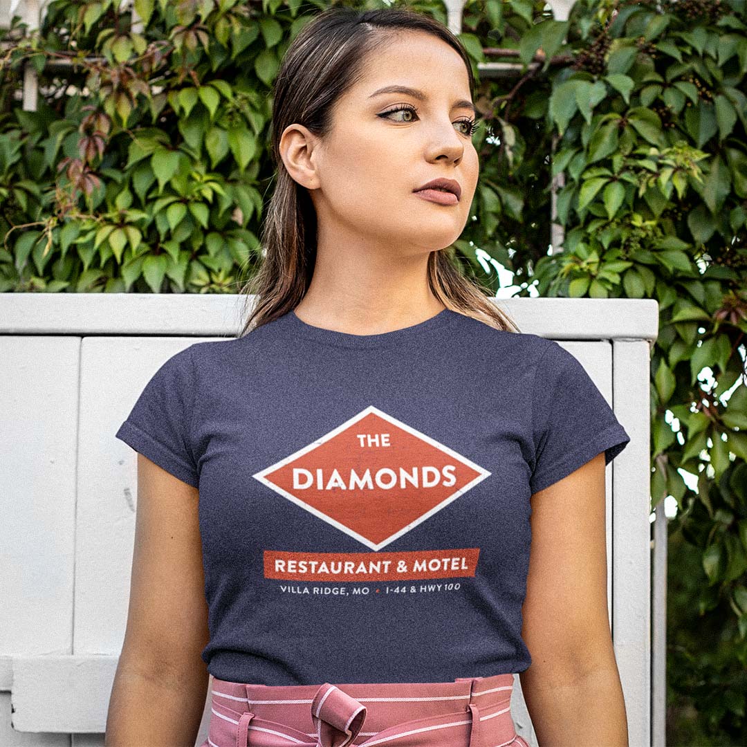 The Diamonds Restaurant & Motel St. Louis Unisex Retro T-shirt