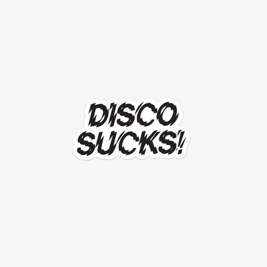 Disco Sucks Sticker
