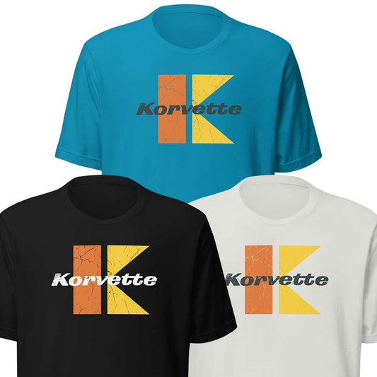 E.J. Korvette Unisex Retro T-shirt