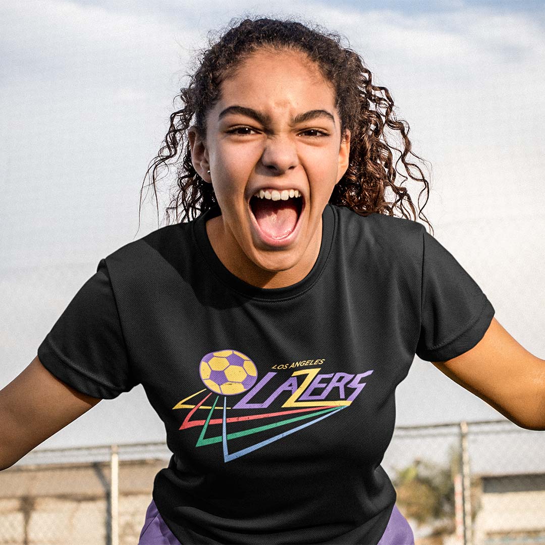 Los Angeles Lazers MISL Soccer Unisex Retro T-shirt