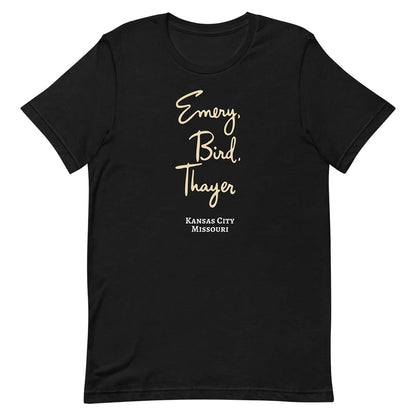 Emery Bird Thayer Kansas City Unisex Retro T-shirt