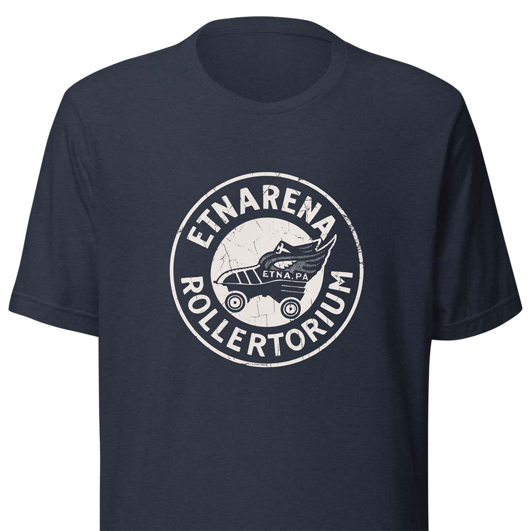 Etnarena Rollertorium Pennsylvania Unisex Retro T-shirt