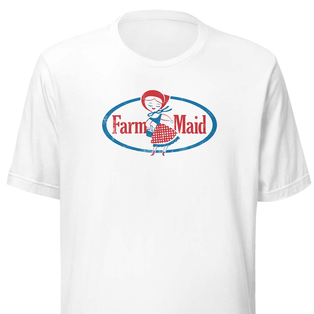 Farm Maid Dairy Detroit Unisex Retro T-shirt