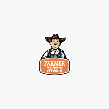 Farmer Jack Supermarket Detroit Retro Sticker