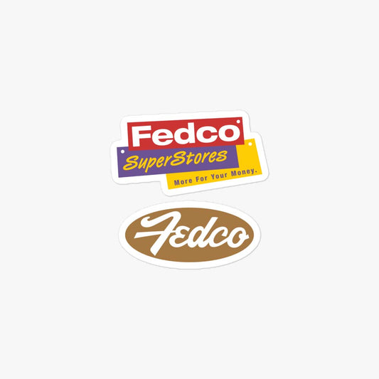 Fedco Membership Department Store Retro Sticker
