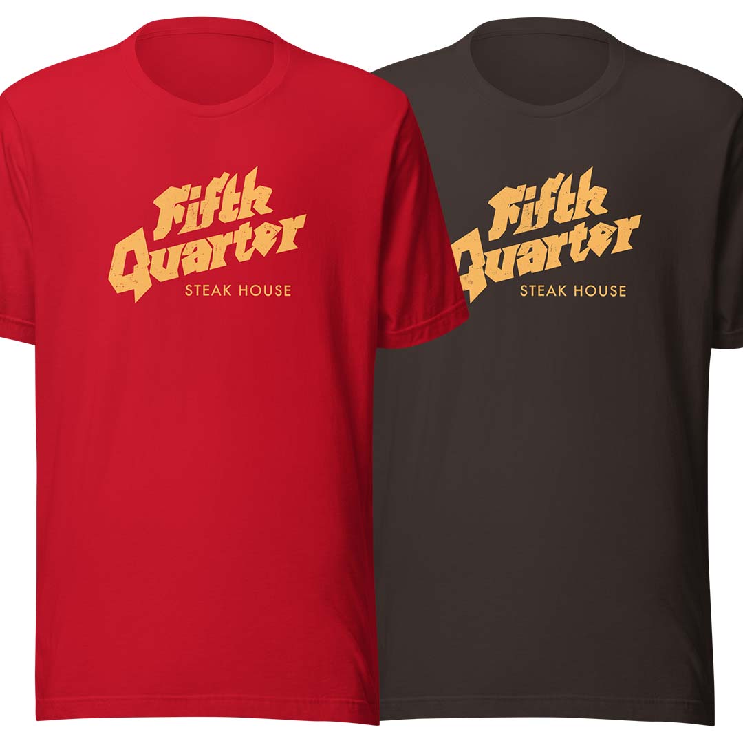 Fifth Quarter Steak House Unisex Retro T-shirt