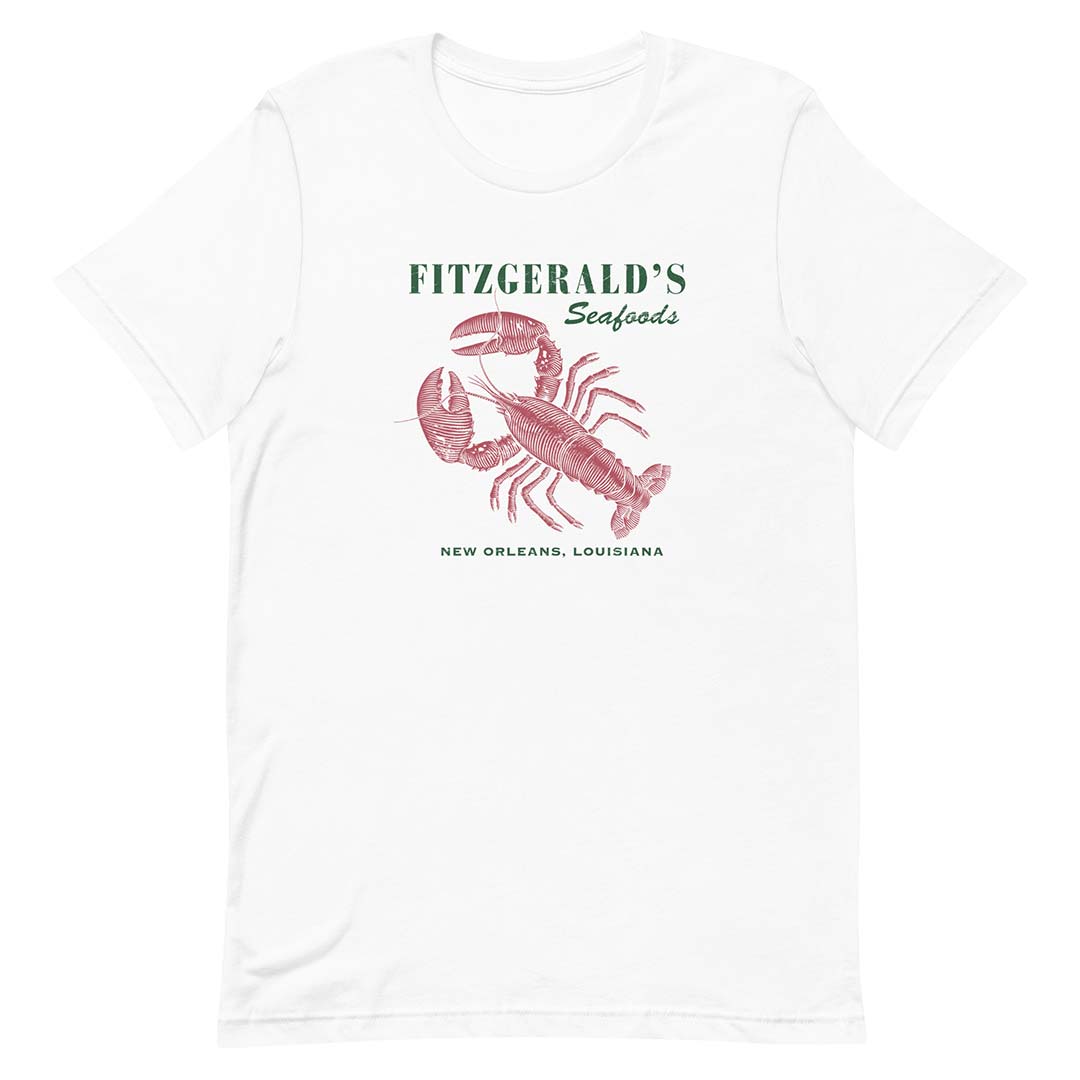 Fitzgerald's Seafoods New Orleans Unisex Retro T-shirt