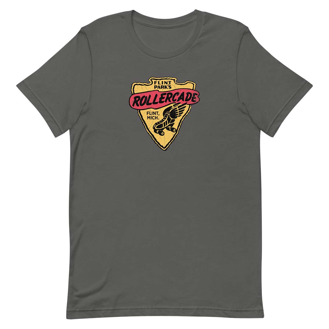 Flint Park Rollercade Michigan Unisex Retro T-shirt