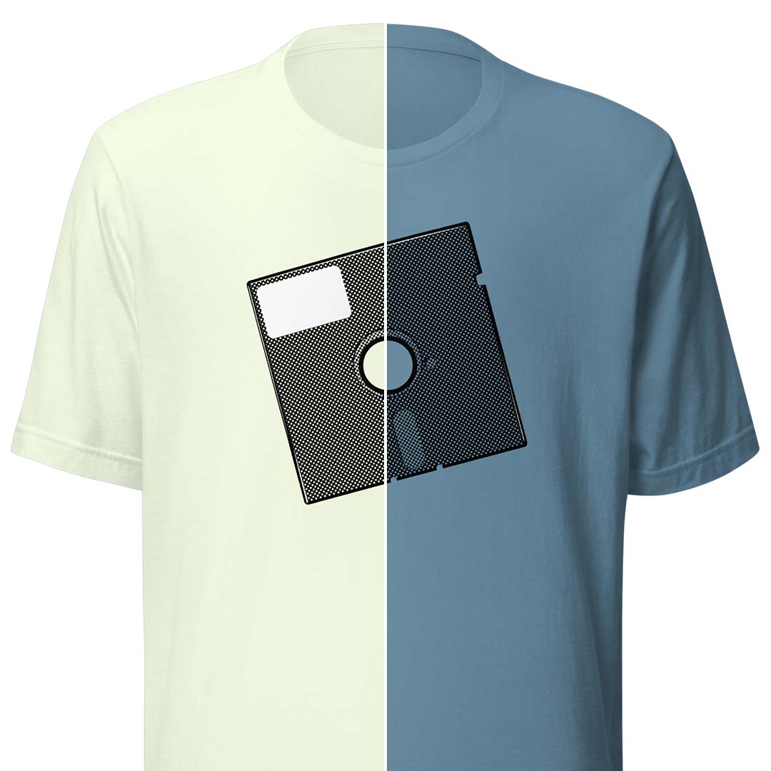 Floppy Disk Unisex Retro T-shirt