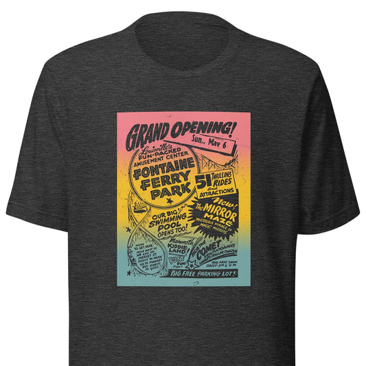 Fontaine Ferry Park Louiseville Unisex Retro T-shirt