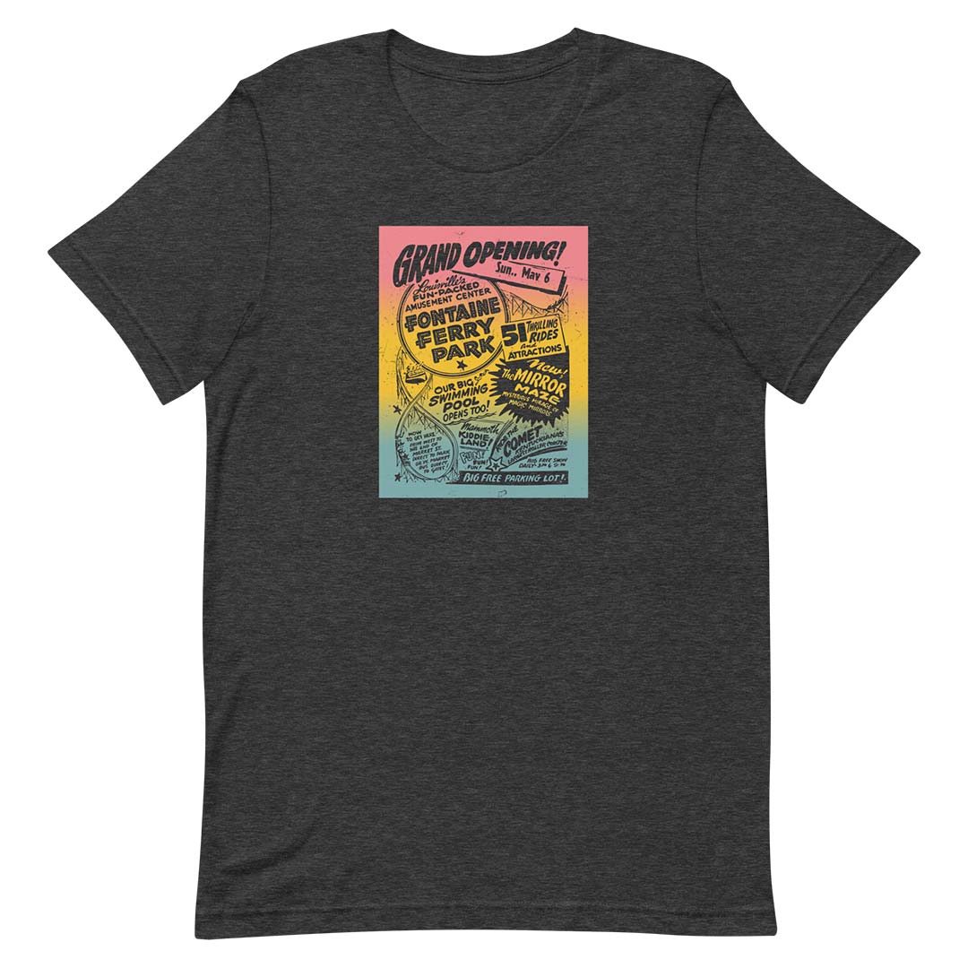 Fontaine Ferry Park Louiseville Unisex Retro T-shirt