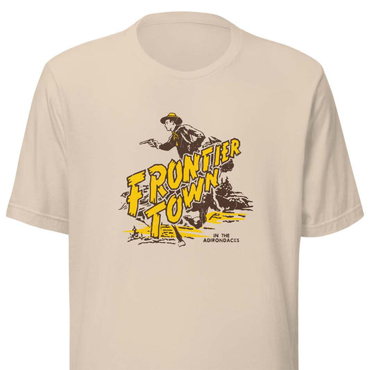 Frontier Town in the Adirondacks New York Unisex Retro T-shirt