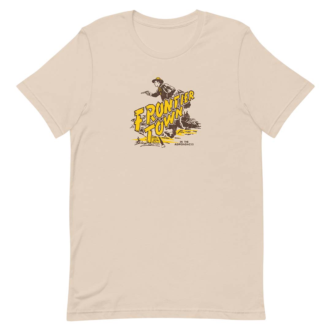 Frontier Town in the Adirondacks New York Unisex Retro T-shirt