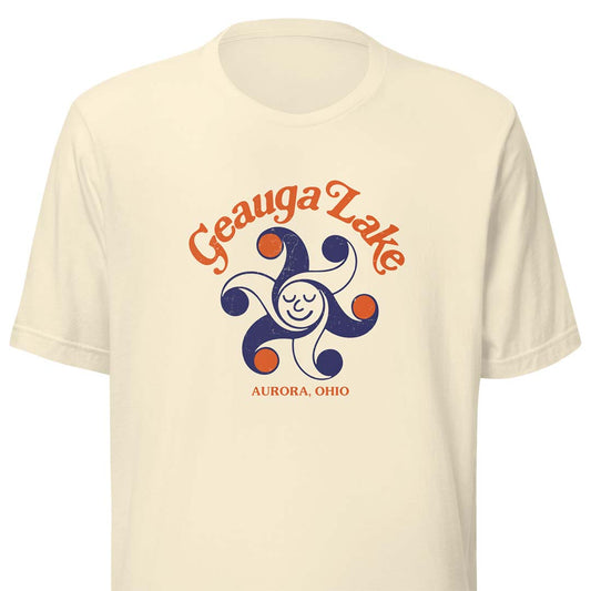 Geauga Lake Amusement Park Aurora, Ohio Unisex Retro T-shirt