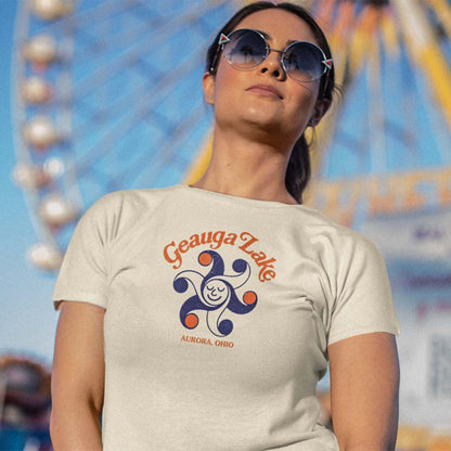 Geauga Lake Amusement Park Aurora, Ohio Unisex Retro T-shirt