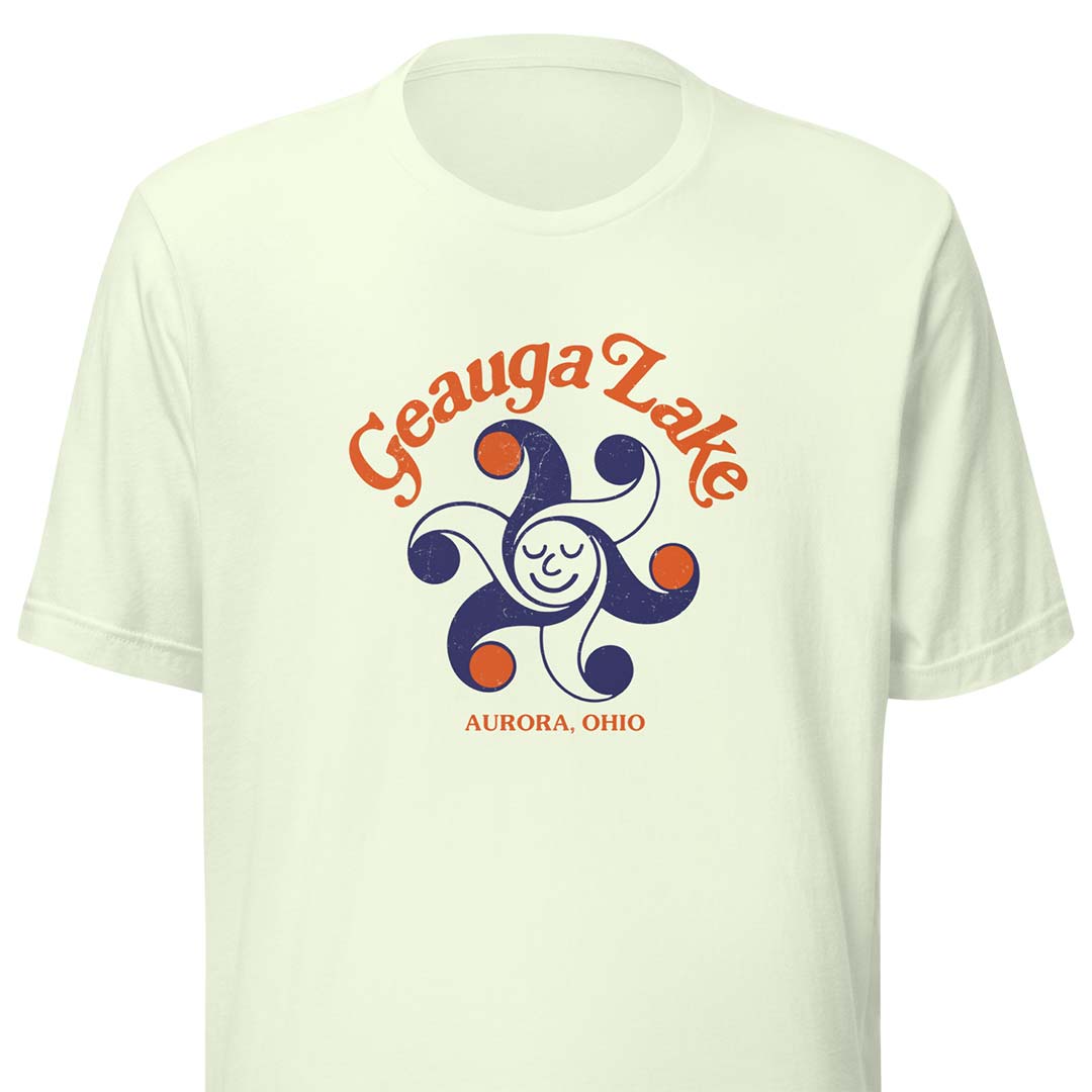 Geauga Lake Amusement Park Aurora, Ohio Unisex Retro T-shirt