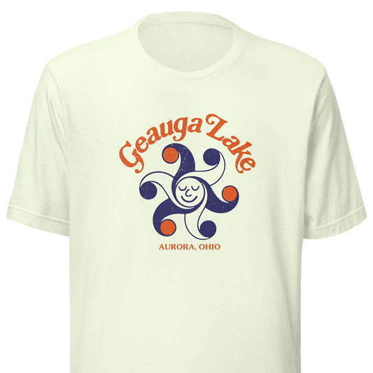 Geauga Lake Amusement Park Aurora, Ohio Unisex Retro T-shirt