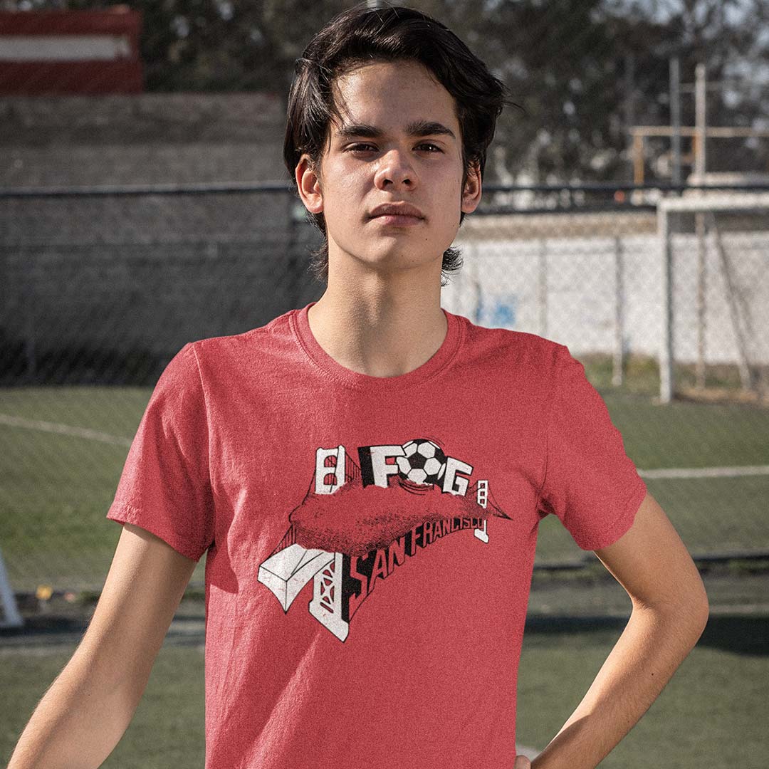 San Francisco Fog MISL Soccer Unisex Retro T-shirt
