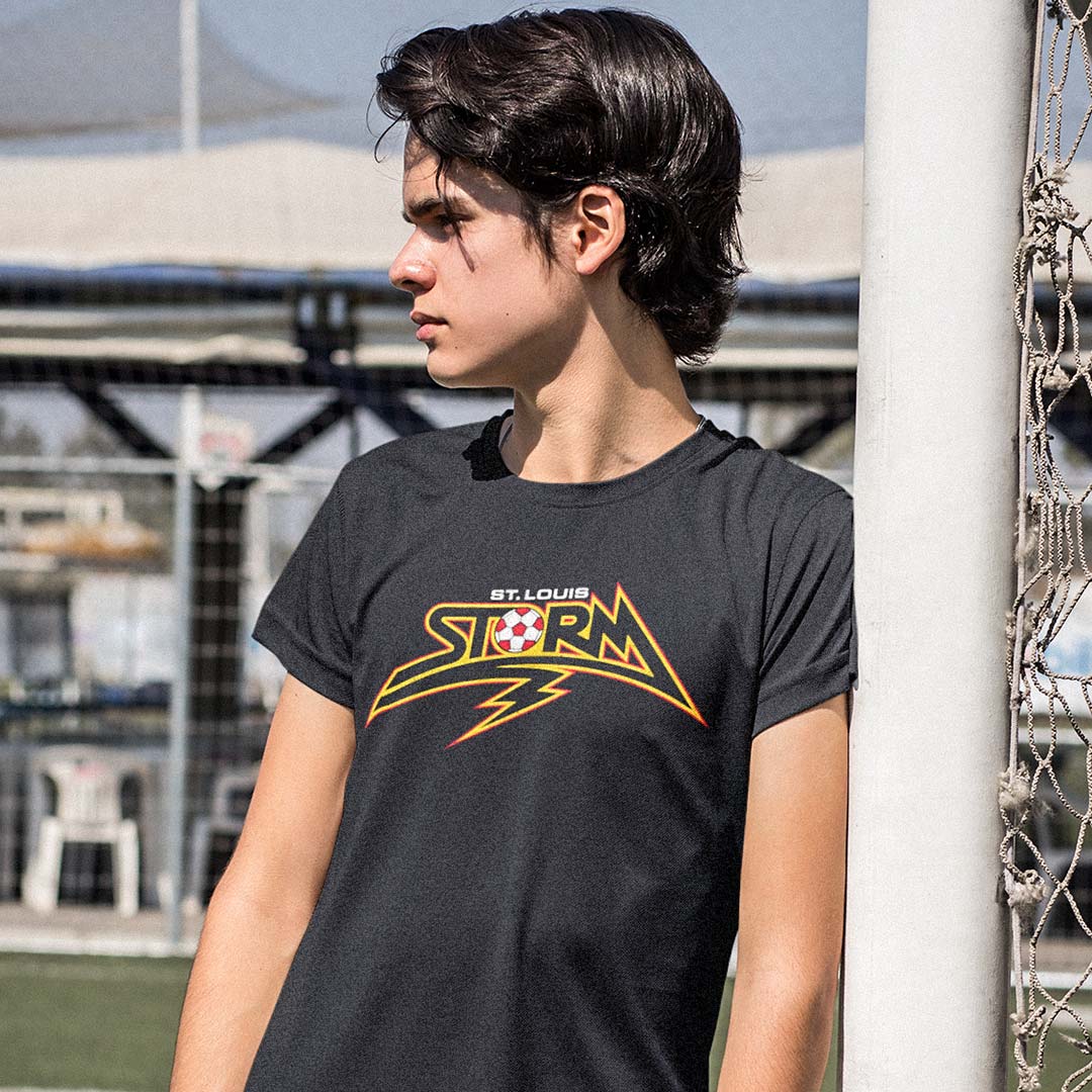 St. Louis Storm MISL Soccer Unisex Retro T-shirt