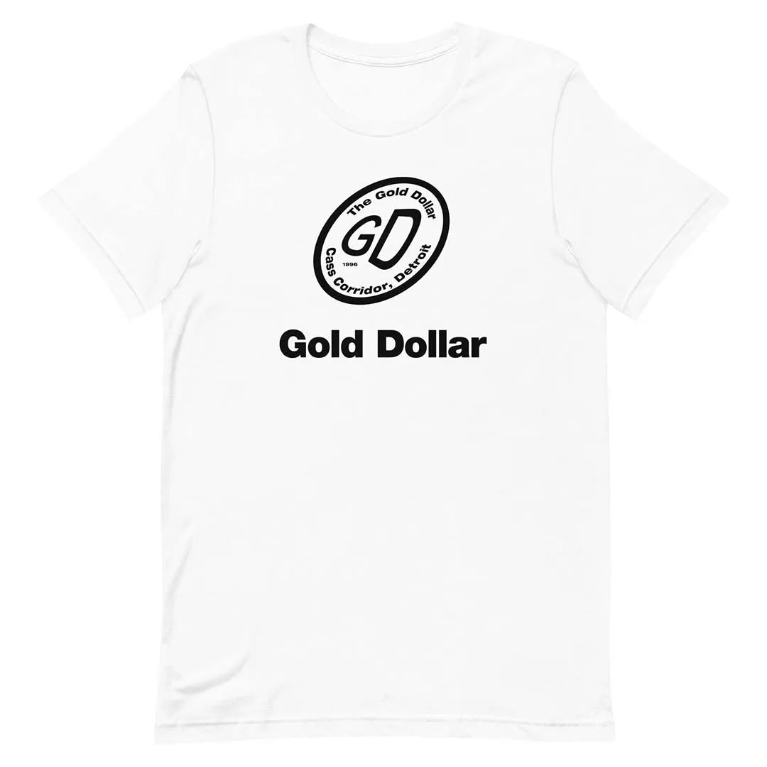 Gold Dollar Show Bar Detroit Unisex Retro T-shirt