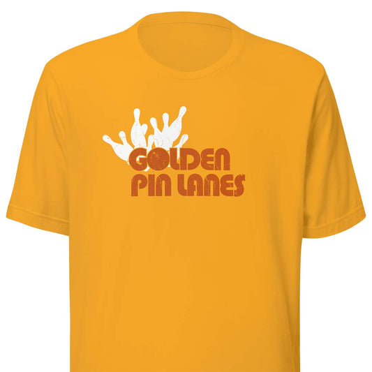 Golden Pin Bowling Lanes Tucson Unisex Retro T-shirt
