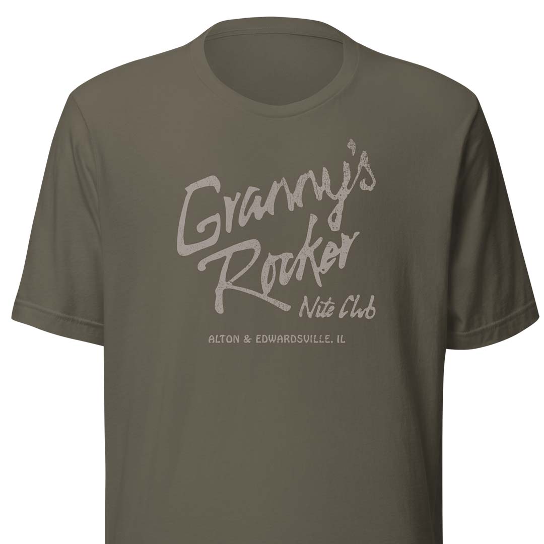 Granny’s Rocker Nightclub Alton Edwardsville Unisex Retro T-Shirt