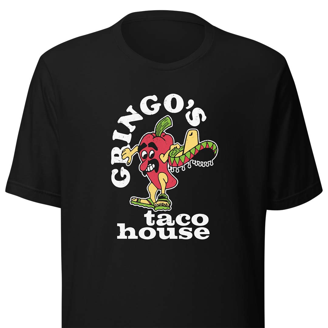 Gringo's Taco House Indianapolis Unisex Retro T-shirt