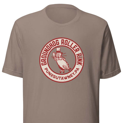 Groundhog Roller Rink Punxsutawney Unisex Retro T-shirt