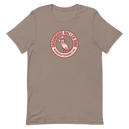 Groundhog Roller Rink Punxsutawney Unisex Retro T-shirt