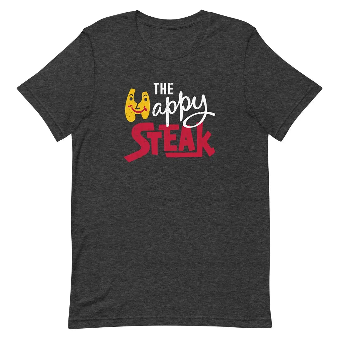 Happy Steak Restaurant California Unisex Retro T-shirt