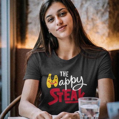 Happy Steak Restaurant California Unisex Retro T-shirt