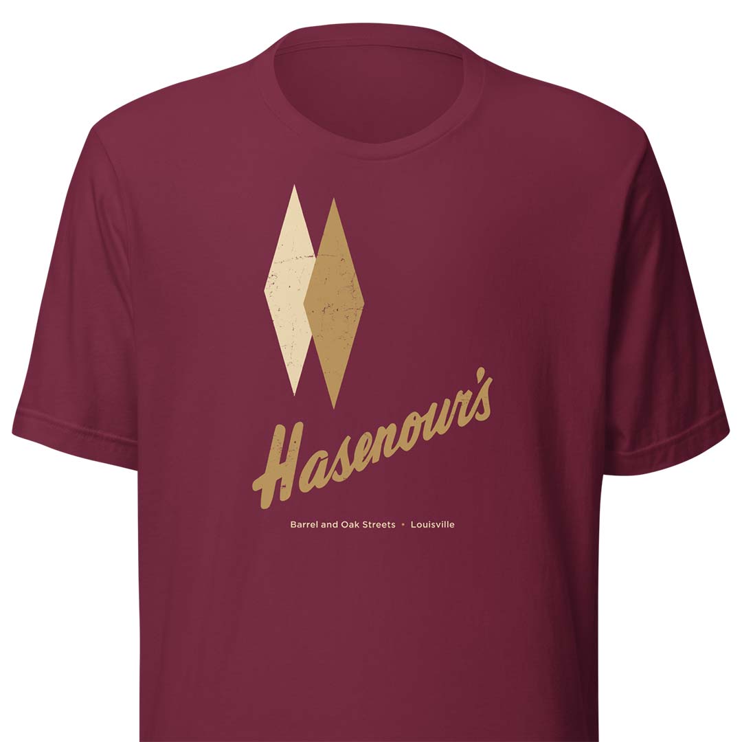 Hasenour’s Restaurant Louisville Unisex Retro T-shirt